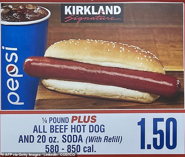 Costco's $1.50 hot dog and soda are a big hit with members