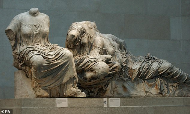 Above you can see some of the marble objects that Lord Elgin removed from the Pantheon Temple on the Acropolis in the 19th century