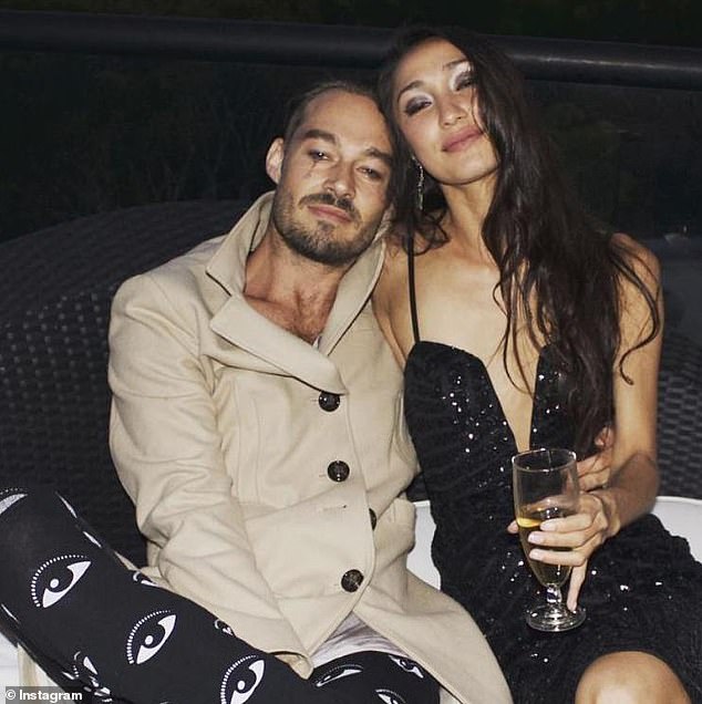 Huijer and former Siverchair frontman Daniel Johns (pictured left) were in a relationship for about four years