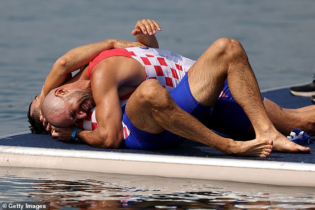 Brothers Martin and Valent Sinkovic were thrilled to win their third gold medal together