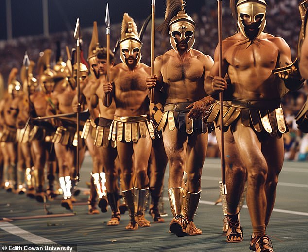 Amid the Olympic excitement, researchers from Edith Cowan University asked AI-powered image generation platform Midjourney to create images of the Olympic teams from 40 countries. The Greek Olympic team was bizarrely depicted wearing ancient armor