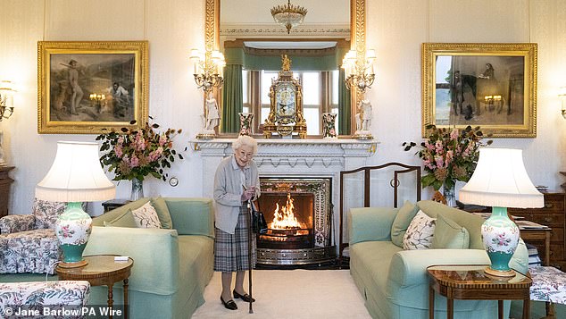 Queen Elizabeth II at Balmoral on September 6, 2022, two days before her death at the age of 96