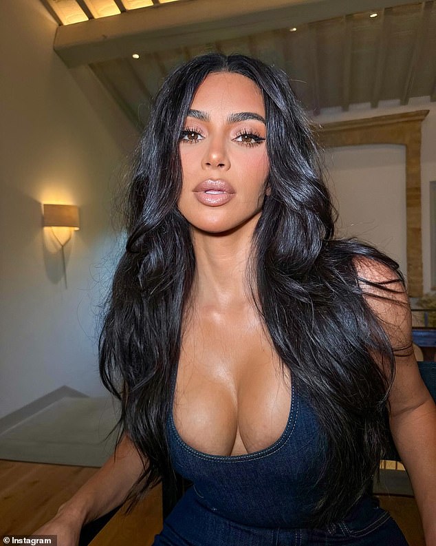 Meanwhile, Kim posted this photo of a fuller bust on Instagram this week