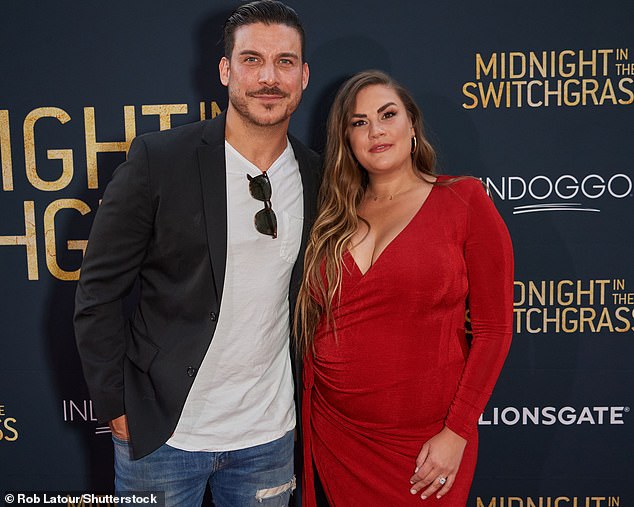 While the two sparked romance rumors after appearing in multiple Instagram photos together, Brittany's estranged husband Jax Taylor checked himself into a psychiatric facility earlier this week; pictured in LA in 2021