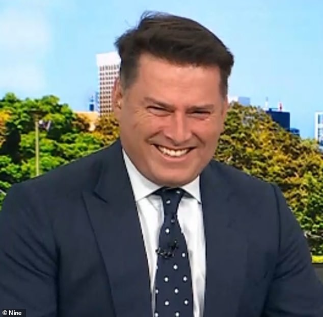 Karl Stefanovic burst out laughing at Sakakibara's swearing and said she had passed