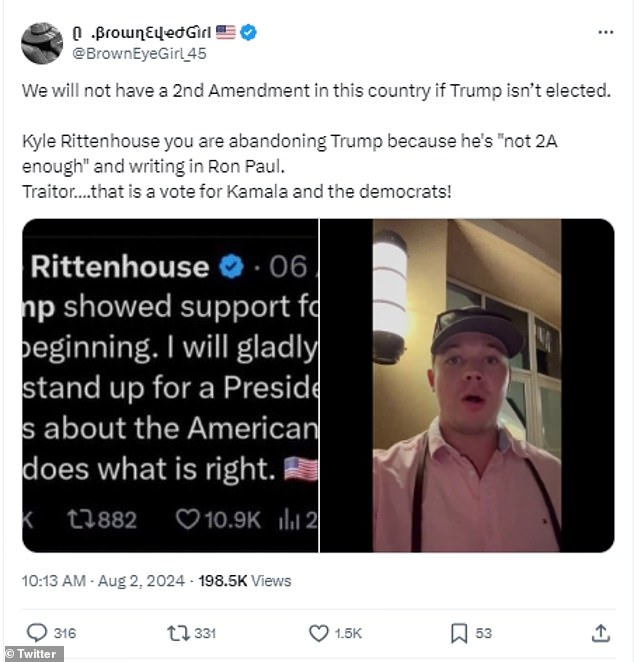 1722640491 672 Kyle Rittenhouse triggers huge drama after revealing who hes voting