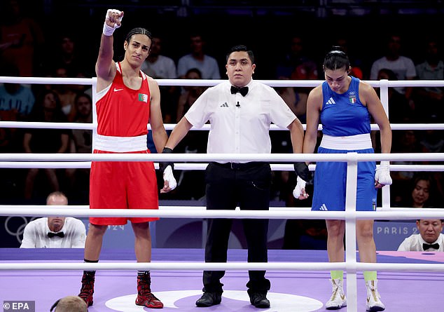 Khelif completely dominated Italy's Angela Carini in her short-lived opening match of the Olympic Games