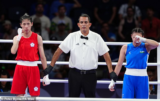 Turdibekova struggled to contain her emotions as the judges' scores were read out