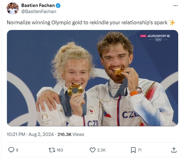 1722680875 196 Olympic mixed doubles champions who broke up as a real life