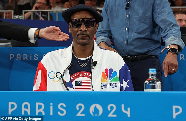 Snoop Dogg has been all over Paris commentating on gymnastics and various other events