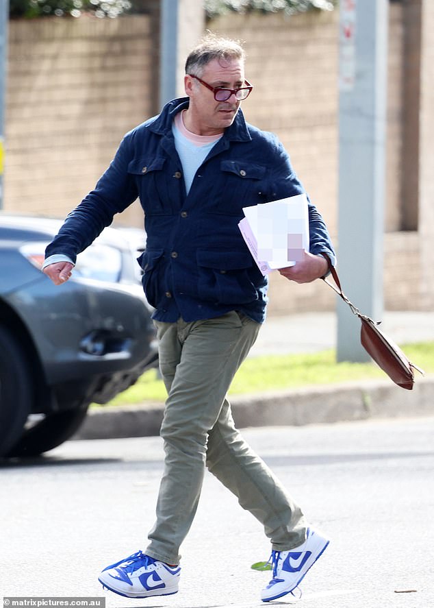 An unkempt O'Keefe left court in Waverley last week after being granted bail