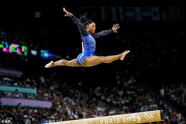 Biles is the star and Biles is the show. Biles leaves everything in her dust and Biles brings the smoke