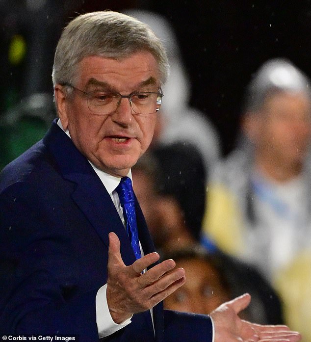 IOC President Thomas Bach (above) has defended Khelif's right to compete in the Olympic Games