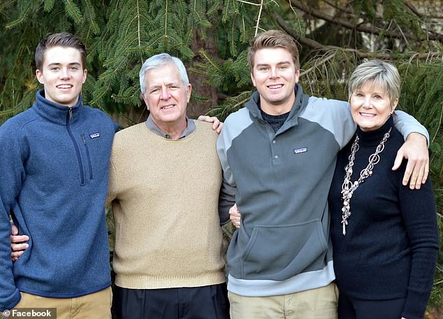 After the ordeal, Jannette dedicated her life to campaigning for the devices to be installed on all cars. Pictured: The Fennells today. including son Alex (second from right) who was just a baby at the time of the crime