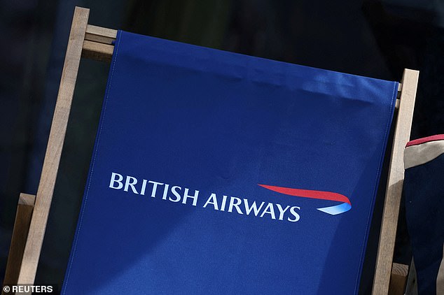 Full-service airlines such as British Airways allow aristocrats to enter their titles into their online check-in facility so that their names match their passport (file photo)