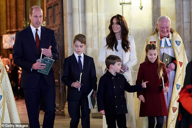 The princess's own upbringing is reflected in the way she raises her brood - and is a far cry from her husband William, whose meals as a child were often spent with nannies