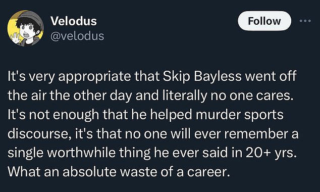 1722728505 720 Sports world divided over Skip Bayless sudden departure from Undisputed