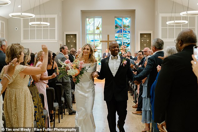 The couple was married by Pastor Greg Surratt in Mt. Pleasant at their home chapel at Seacoast Church