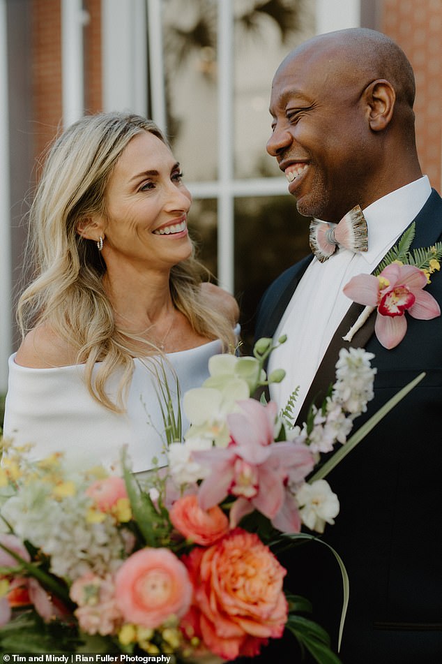 The wedding party featured local small businesses and was filled with family and friends who danced the night away