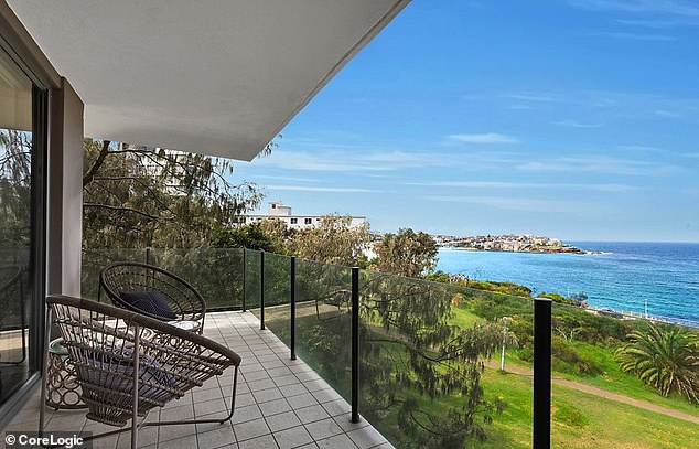 Pictured: One of the Bondi Beach apartments that Jack Reuben bought in April 2021, for a combined $3.95 million