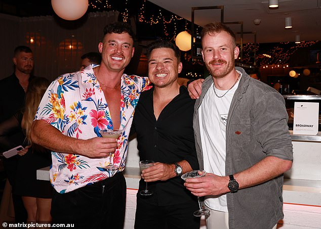 Jackson Lonie and Dan Hunjas were also spotted at the event with former MAFS star Cody Bromley