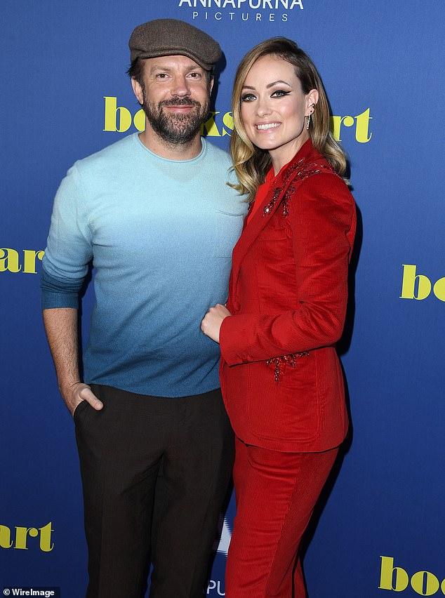 Wilde was previously engaged to SNL alum Jason Sudeikis, 48, for seven years and they have two children; seen in 2019