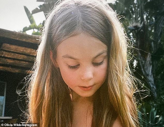 In a rare move, Wilde shared a photo of her daughter Daisy, seven, on Instagram last month