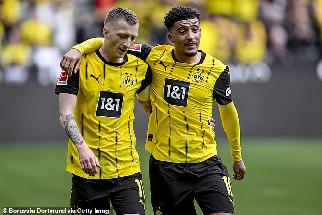 Sancho was loaned out for the second half of last season after falling out with Erik ten Hag