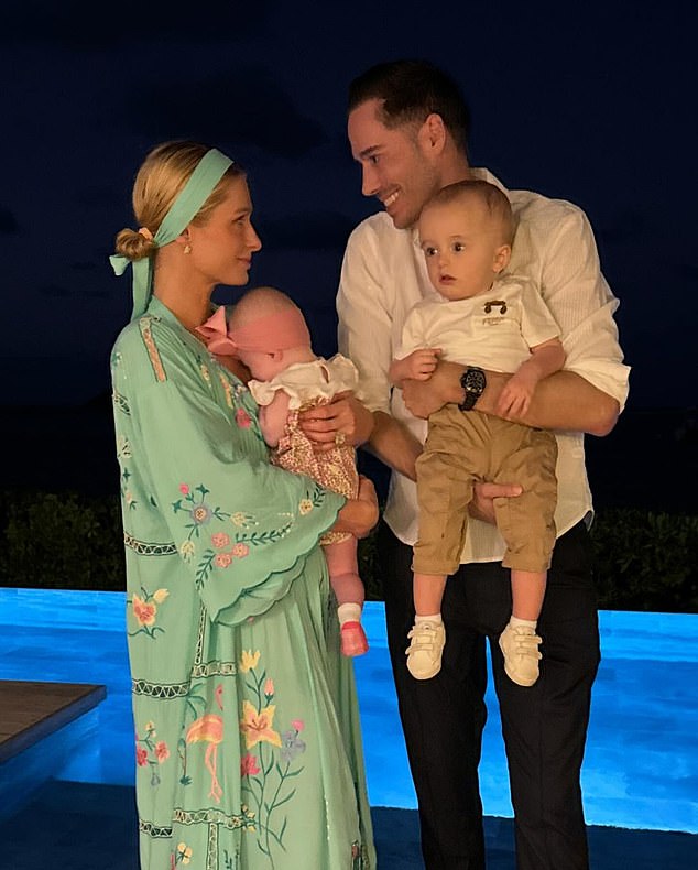 Paris shares London with her first child, son Phoenix, 17 months, with husband Carter Reum