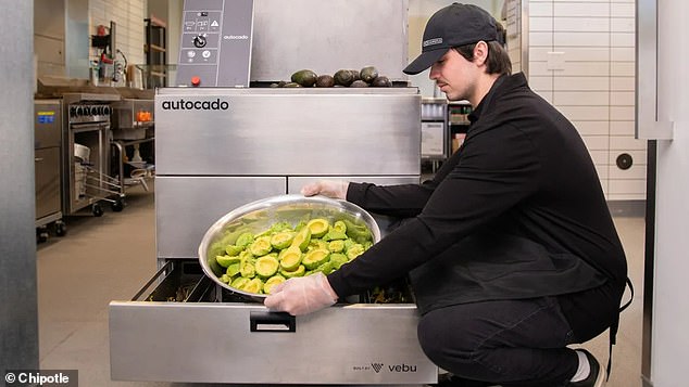 Chipotle has invested in the production of 'Autocado', an avocado processing robot