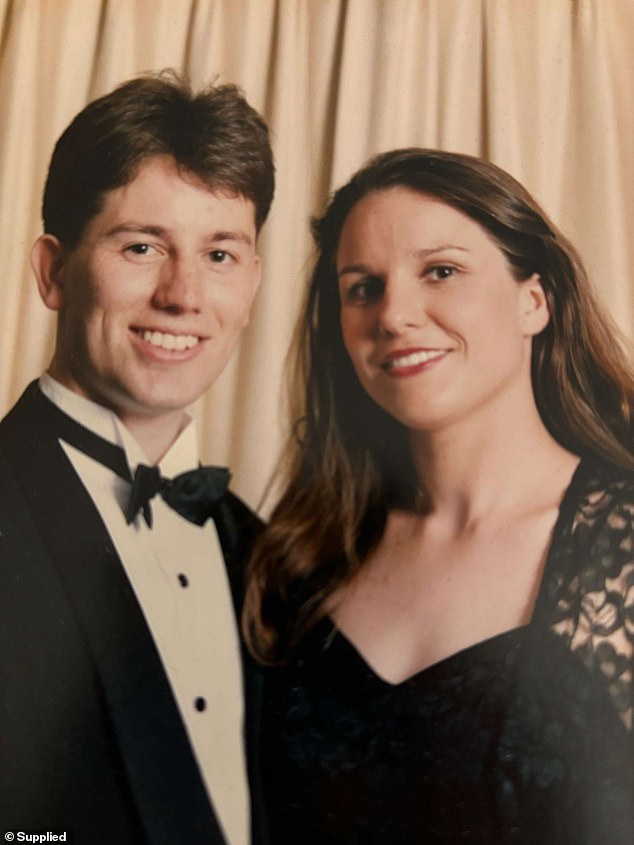 Danyel Kynaston is pictured with his wife in the 1990s, around the time they were attacked by Hollingshed