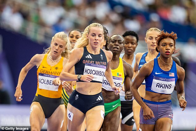 British record holder Keely Hodgkinson hopes to safely qualify for the women's 800m final