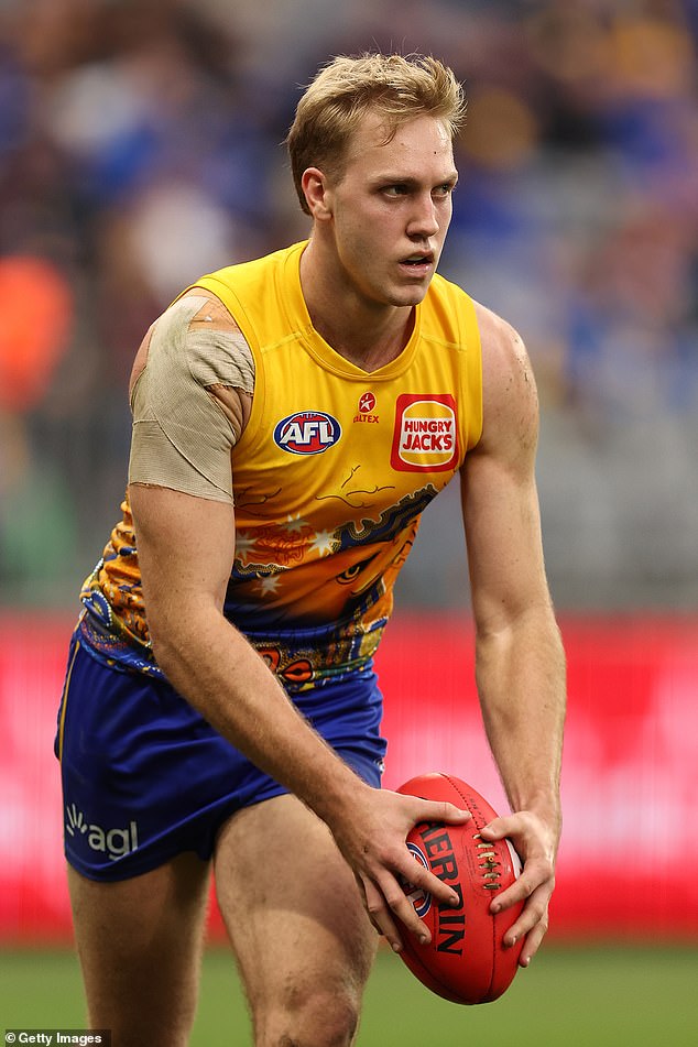 Oscar is co-captain of the West Coast Eagles and made his debut for the team in 2018