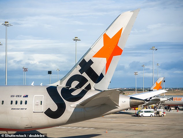 Jetstar normally offers free cups of water on flights, but Ms Daley claimed she was turned away by staff twice