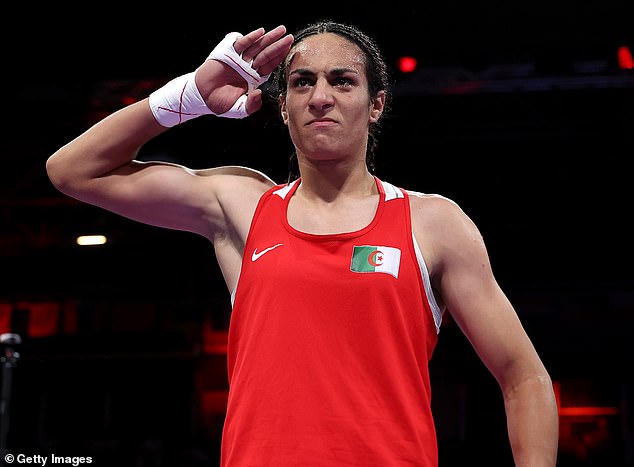 Imane Khelif (pictured) - who also failed a gender test last year - is also assured of an Olympic medal