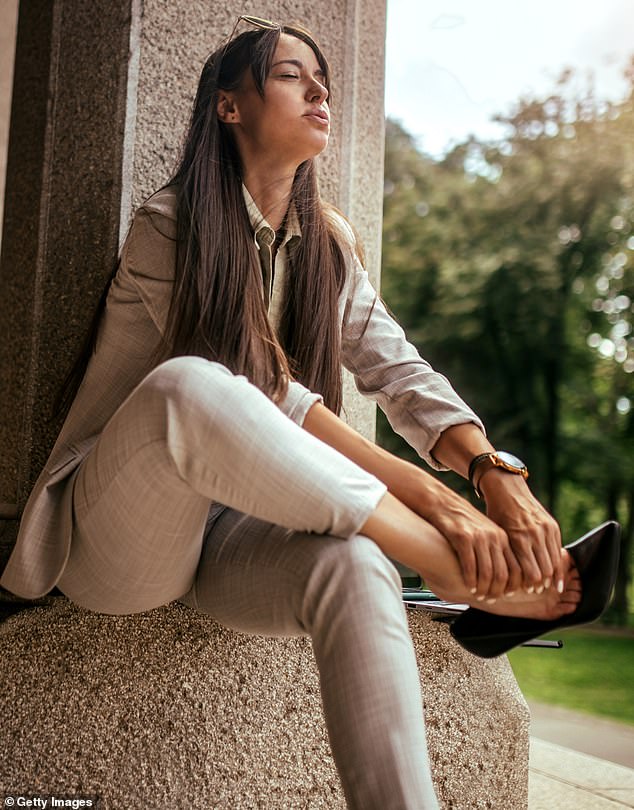 There is research to support the theory that wearing heels 3 inches or higher more than a few times a week can cause a number of physical problems, some of which may be irreversible (stock image)