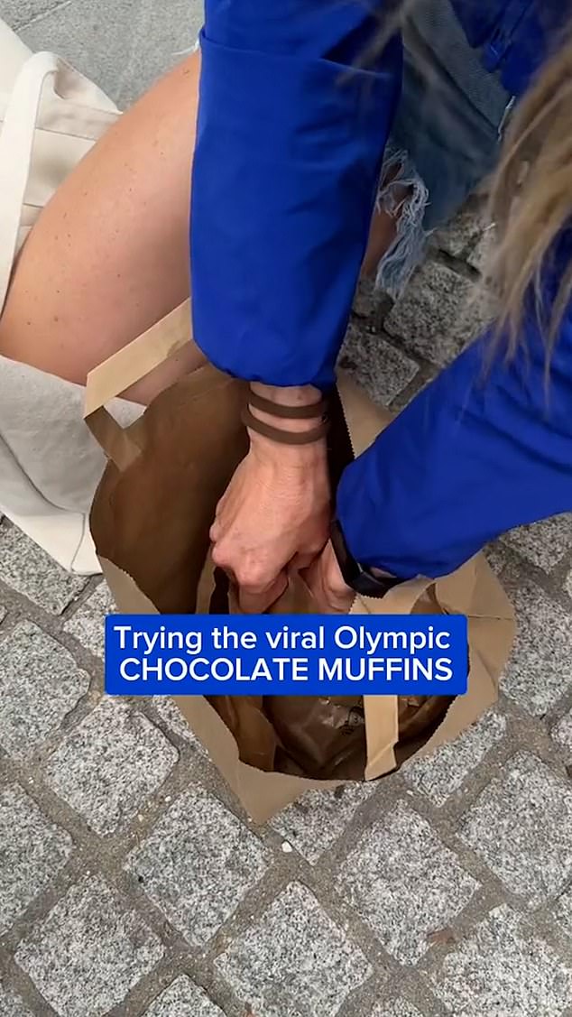 Hawkins, who studied at the University of Bath in 2018, also shared her thoughts on the village's chocolate muffins that went viral thanks to a Norwegian swimmer's TikToks