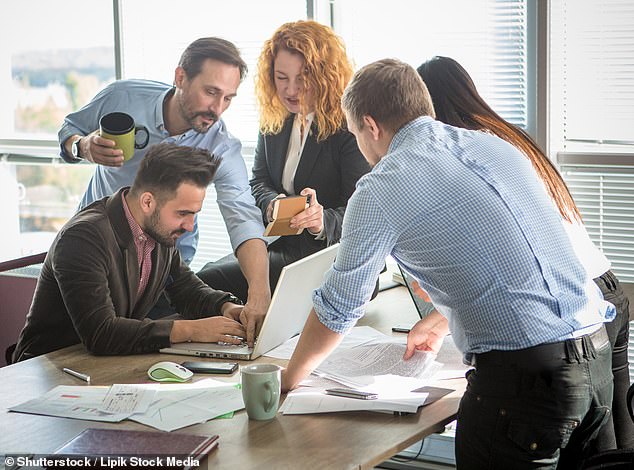 LinkedIn career expert Charlotte Davies said people should take every opportunity to network with key people by attending and being involved in meetings and company gatherings (Stock Photo)