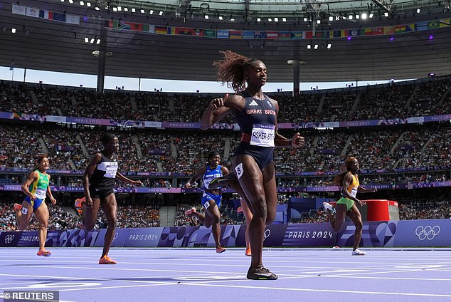 Asher-Smith is aiming for an individual Olympic medal in the 200m sprint final