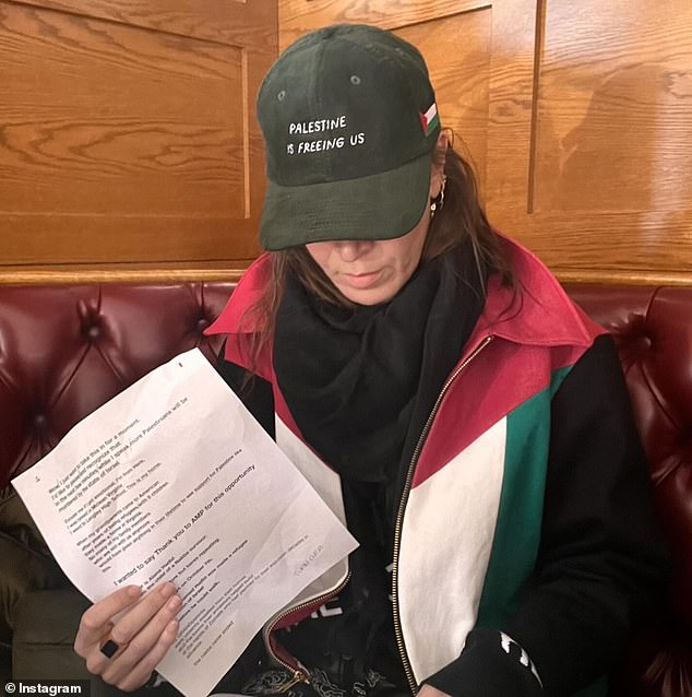 The 40-year-old spends a lot of time supporting the Palestinian cause and has even joined a Palestinian film company called Watermelon Pictures.