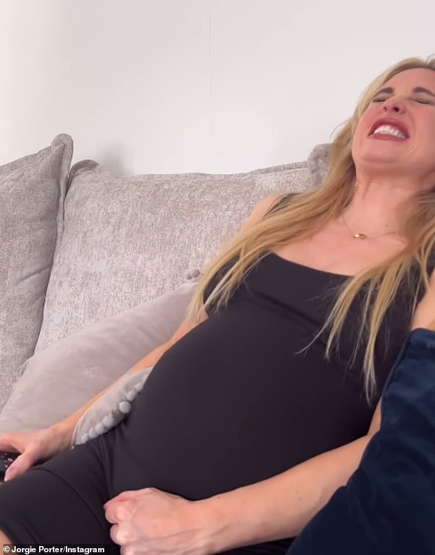 Jorgie recently revealed that she suffered from a painful pregnancy condition that 'no one ever talks about' when she shared a video of her on Instagram