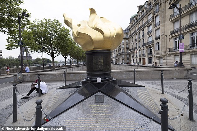 The Flame of Liberty was given to France by the US eight years before Diana's death in gratitude for French expertise in the restoration of the Statue of Liberty in New York.