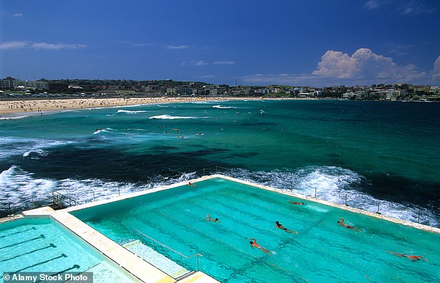 Bondi Beach in Sydney. Australia's overall relaxed lifestyle promotes a healthier work-life balance than the UK