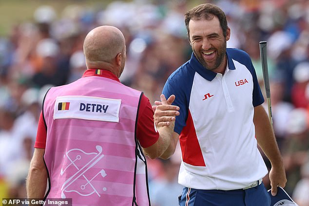 Scheffler captured a memorable gold for Team USA today after an impressive final round