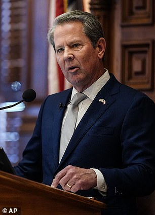 Republican Governor Brian Kemp