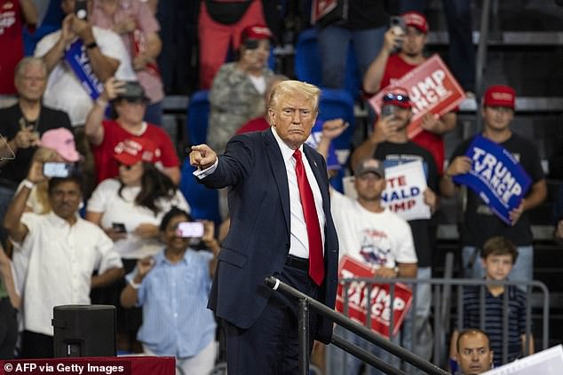 Trump went after Kemp multiple times during his rally in Atlanta on Saturday after he posted an attack on him and his wife on Truth Social ahead of the event