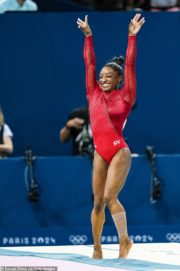 The video featured clips of Simone Biles, Katie Ledecky and Sha'Carri Richardson competing against each other