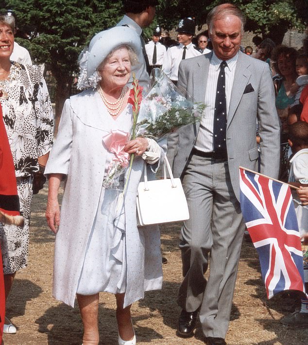 Fifty years later, in 1990, the Queen Mother attended the same school in the East End