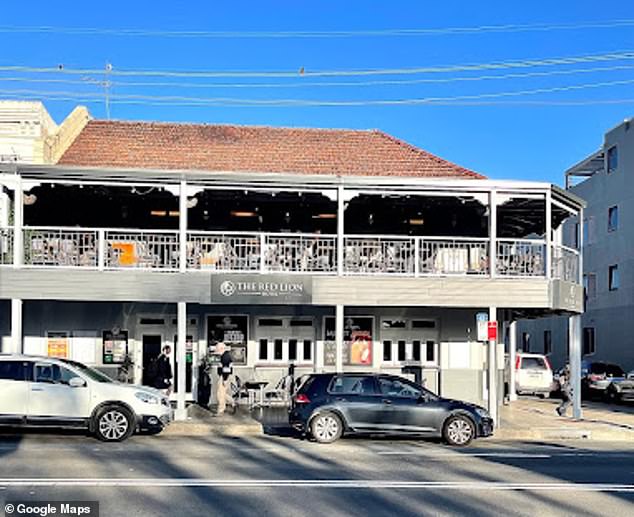 The My Kitchen Rules star launched 'Bistro Red Lion' last month at the iconic 196-year-old Red Lion pub in Rozelle, Sydney. Pictured