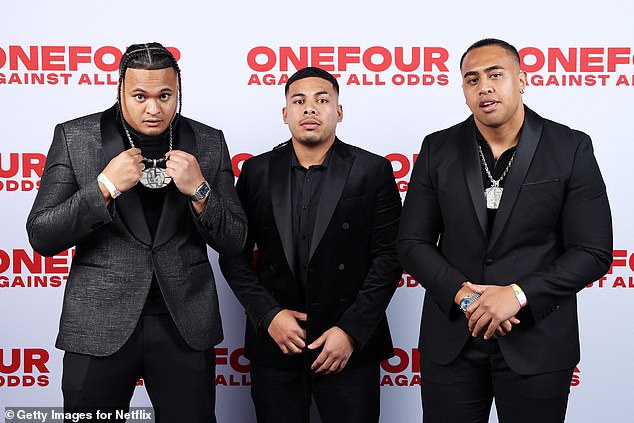 The Without You hitmaker is bringing along American rapper Quavo and controversial Australian drill rap group OneFour (pictured) for all shows except Hobart and Gold Coast